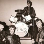 Colin Pincott, far right, as a teenager with Lowestoft band, The Blue Beats. Picture: The Pincott family