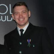 Special Constable Kyle Scott rescued the woman from the sea