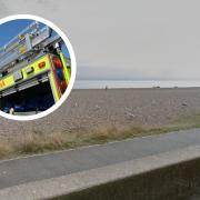 Emergency services are attending a rescue in Aldeburgh