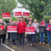 Labour candidate Jack Abbott and his team prepare to knock on doors on the first weekend of the election campaign.