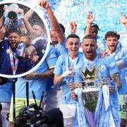 Ipswich Town, inset, will square off with mighty Manchester City in the Premier League next season - here are the early betting odds