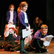 Pupils from three Lowestoft primary schools performed their original stories at the Marina Theatre during the Story Worlds programme