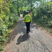 PC Owen Smith, who is leading Operation Brightway, said the Old Railway Line Footpath 'should be a safe place for everyone'