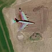 The plane was spotted near Thorpeness via satellite imagery