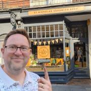 Owner Ben Stamp is excited for the future at St Nicholas Sandwich Shop