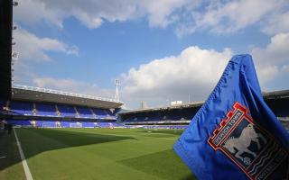 A view of the stadium prior to kick-off before the Sky Bet League One match at Portman Road, Ipswich. Picture date: Saturday October 9, 2021.