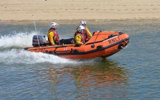 An RNLI crew was called to reports of an unresponsive casualty this week