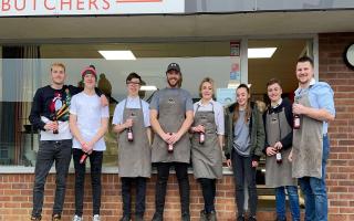 Staff at Thurston Butchers has their busiest Christmas ever