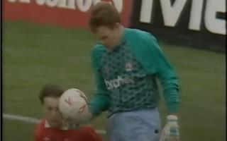 Gary Crosby nods the ball out of Andy Dibble's hands for Nottingham Forest back in 1989/90 - a classic example of the sneaky stealth goal