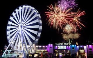 Clacton Pier hosted a fireworks spectacular over the August Bank Holiday