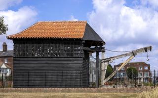 The Harwich Treadwheel Crane has been removed from Historic England's at-risk register