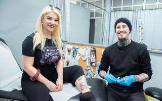 William Langford has raised £2,400 for Blue Cross by tattooing Pokemon characters