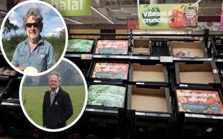 Suffolk farmers are calling on the government for action to prevent future food shortages, after a nationwide shortage of fruit and vegetables on supermarket shelves.