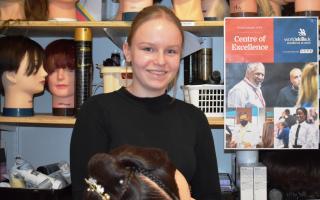 A 'determined' young, Suffolk-trained hairdresser has been selected to represent the UK in an international competition next year.