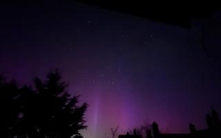 Aurora borealis was seen over Aldeburgh