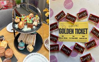 A Wonka inspired afternoon tea with a golden ticket hunt is coming to Queens Bar & Grill and Crumbs in Bury St Edmunds