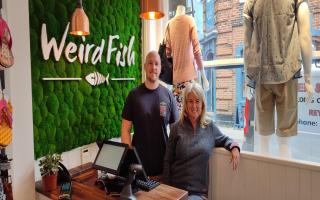 The team at Weird Fish's Southwold branch
