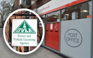 The Driving and Vehicle Licensing Agency (DVLA) will end its contract with the Post Office next year, Newsquest/PA