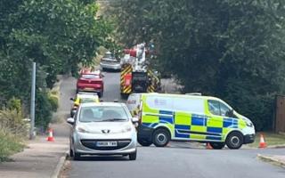 Police and paramedics were called to Valley Road in Wivenhoe