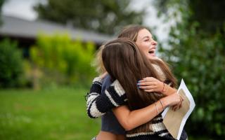 Students across Suffolk were celebrating after receiving their A Level results.