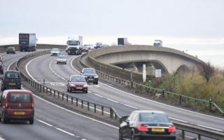 The A14 Orwell Bridge has stayed closed