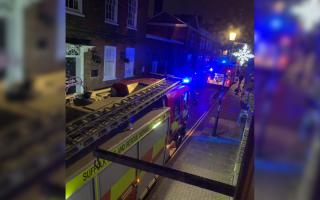 Fire crews have been called to Guildhall Street, Bury St Edmunds