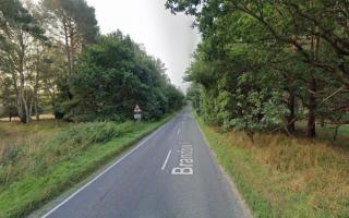 A woman accused of causing the death of a van driver on the B1106 last year will appear before crown court next month