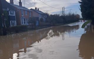 The A12 has been struck with multiple flooding problems