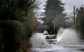 Five flood alerts are in place in Suffolk due to high tides along the coast