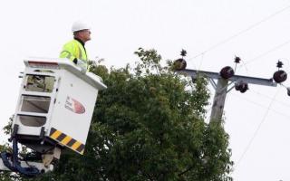 More than 800 homes are without power in Halesworth