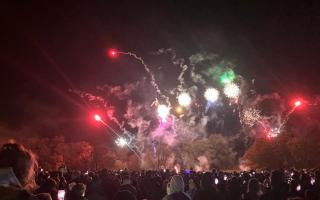 Watch as fireworks from around the county entertain thousands